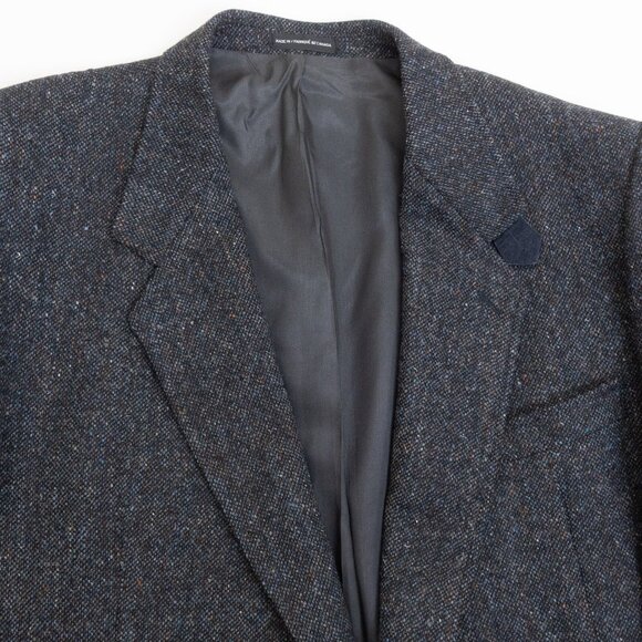 Vintage Tweed Sport Coat Wool Blazer Jacket Elbow Patches England 48 L Moores - Picture 3 of 16